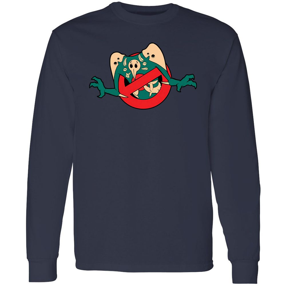 Long Sleeve T-Shirt - VXYDUTVQ - Navy - 2