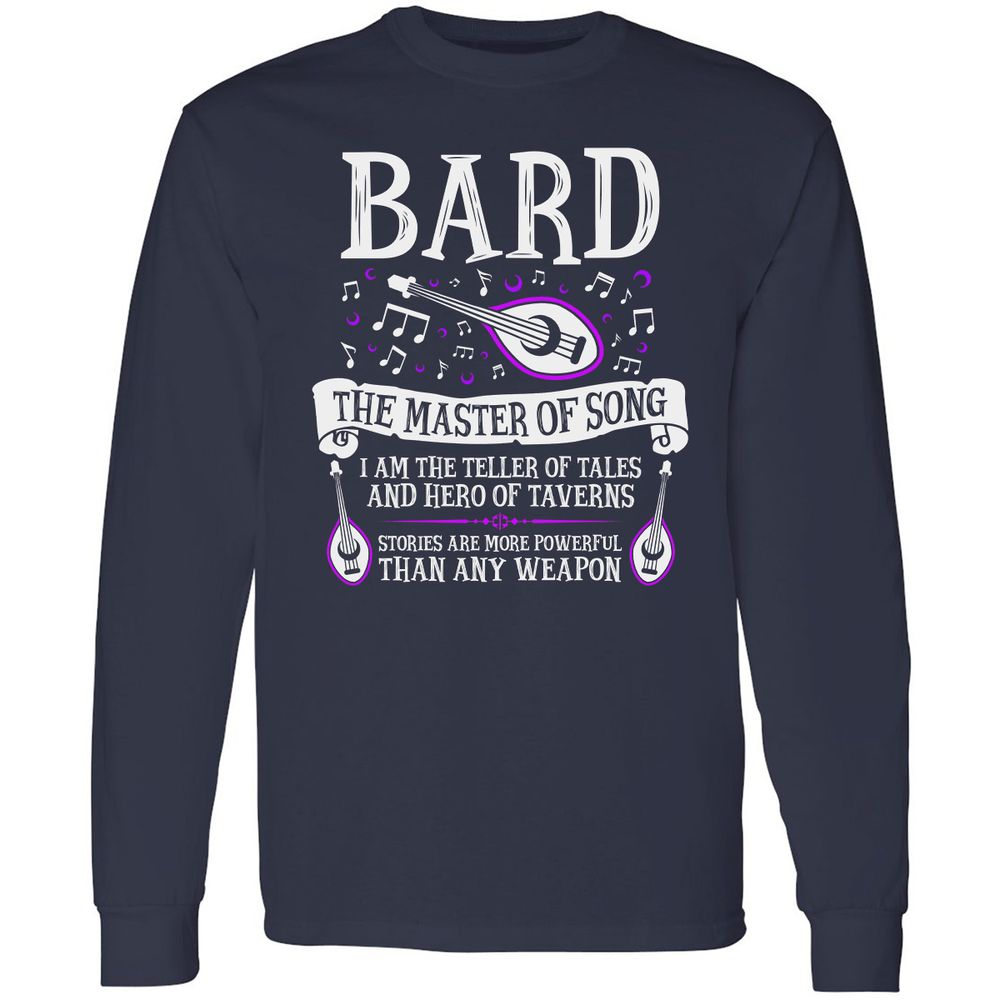 Long Sleeve T-Shirt - UM99ZAVQ - Navy - 2