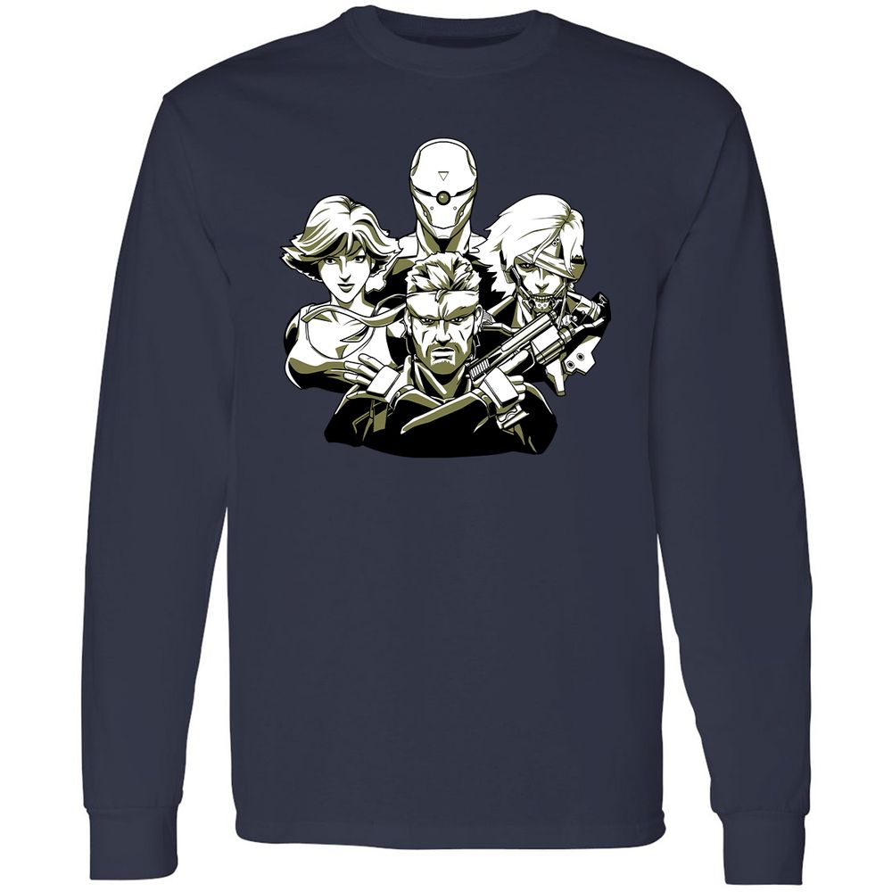 Long Sleeve T-Shirt - GJ8EC445 - Navy - 2