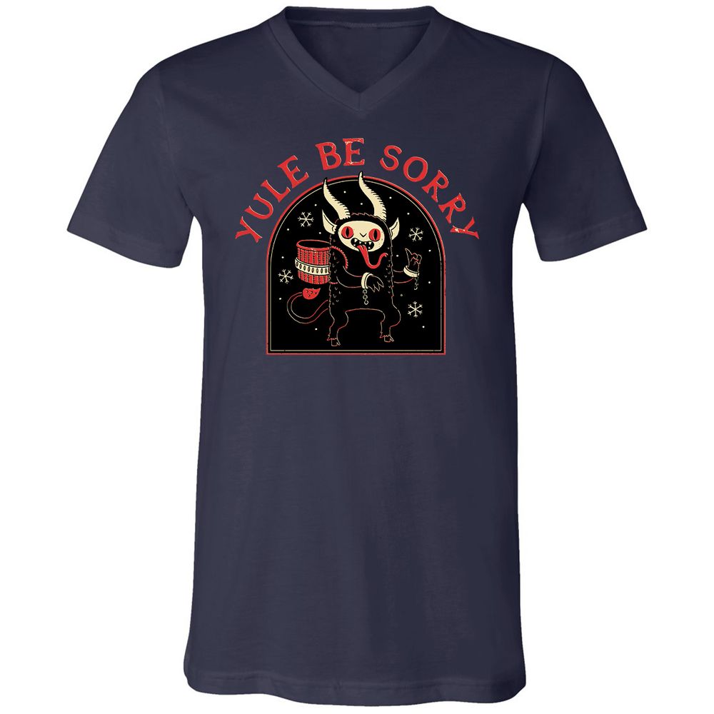 Unisex V-Neck T-Shirt - AU6GV39A - Navy - 2