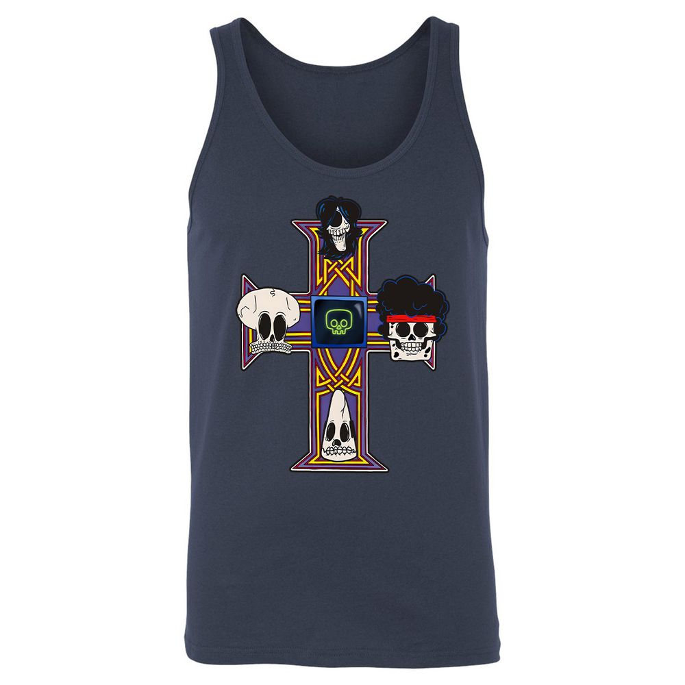 Unisex Jersey Tank - N8E5UZ56 - Navy - 2