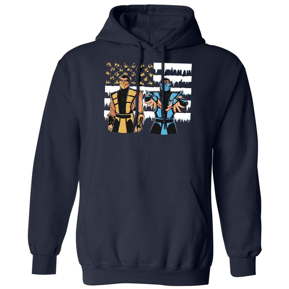 Classic Unisex Hoodie - QZPBTHBS - Navy - 2