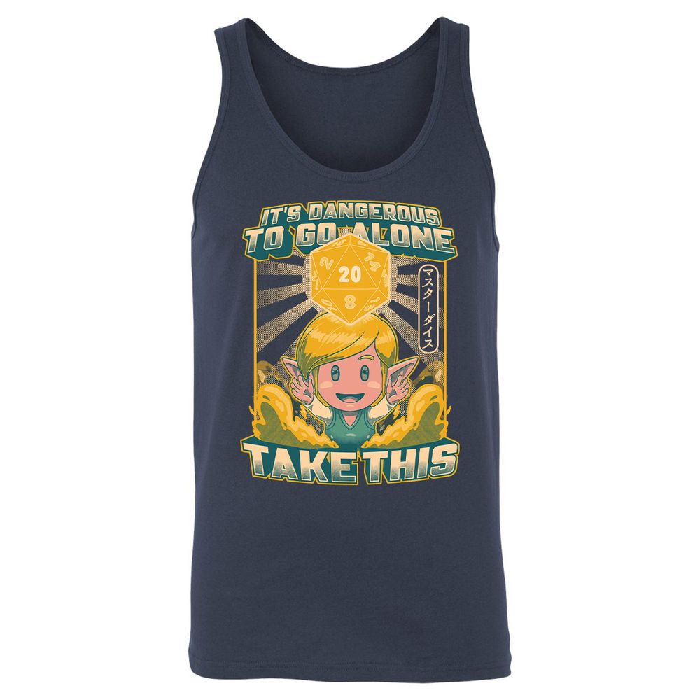 Unisex Jersey Tank - 63ZS4TQD - Navy - 2