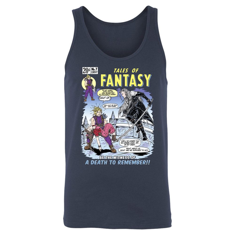 Unisex Jersey Tank - HUE2GDYF - Navy - 2