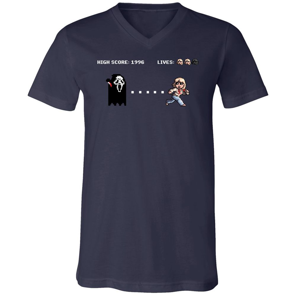 Unisex V-Neck T-Shirt - 24FBLSN4 - Navy - 2