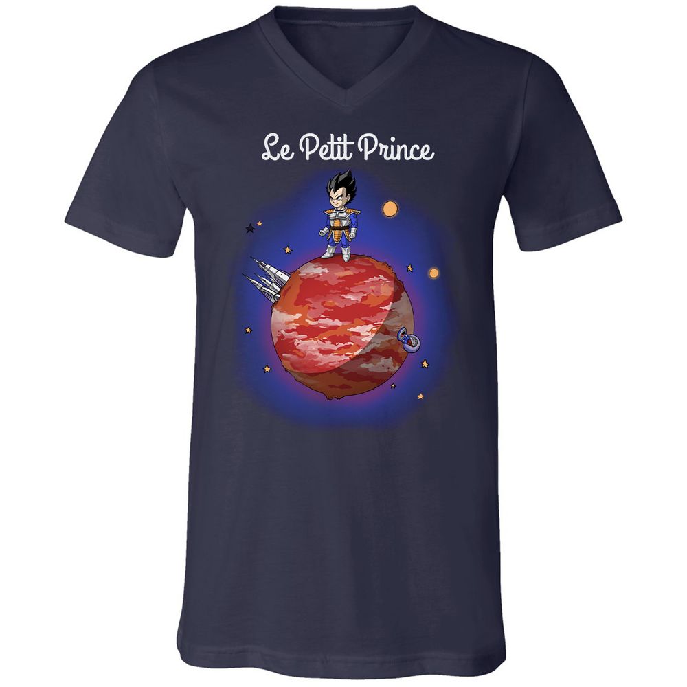 Unisex V-Neck T-Shirt - RBPQYT1S - Navy - 2