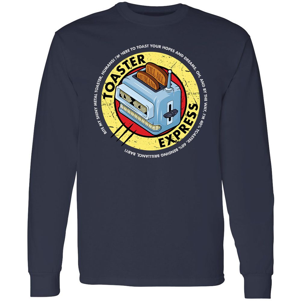 Long Sleeve T-Shirt - UPWF6Y5M - Navy - 2