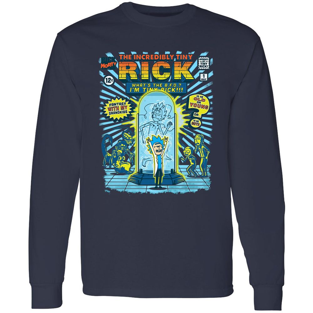 Long Sleeve T-Shirt - M8R3LZYT - Navy - 2