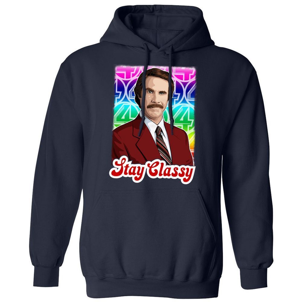 Classic Unisex Hoodie - XVA5S8A4 - Navy - 2