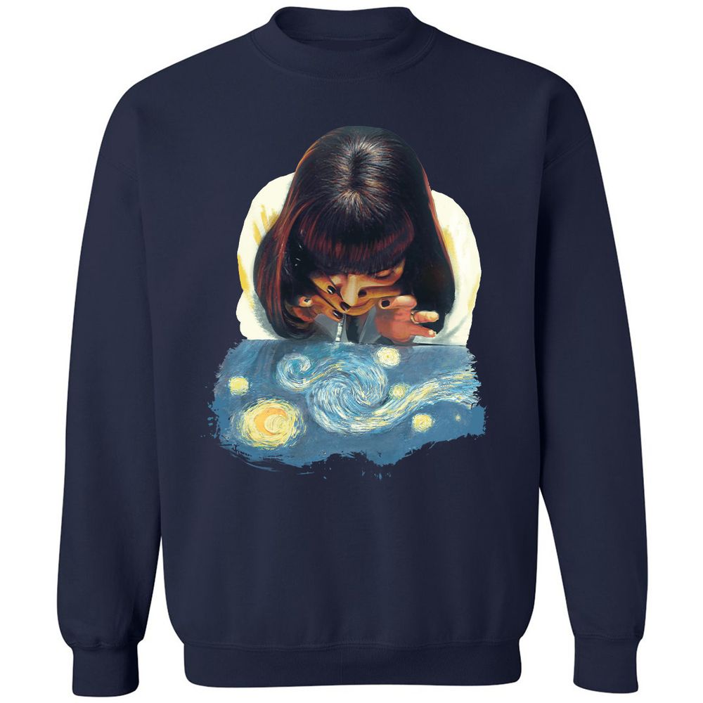 Classic Unisex Sweatshirt - WUQVQ8D1 - Navy - 2