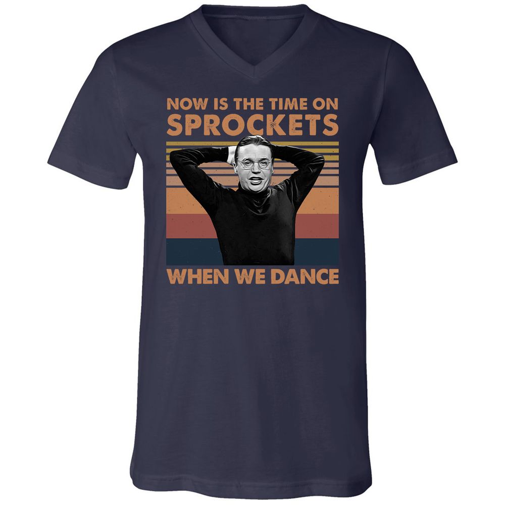 Unisex V-Neck T-Shirt - USE1HNAT - Navy - 2