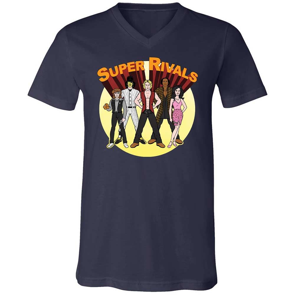 Unisex V-Neck T-Shirt - 1EA6MGTG - Navy - 2