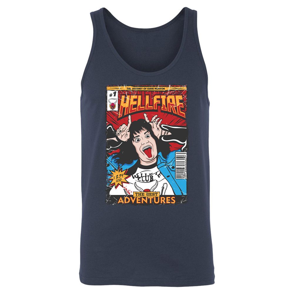 Unisex Jersey Tank - S7UYC2LR - Navy - 2