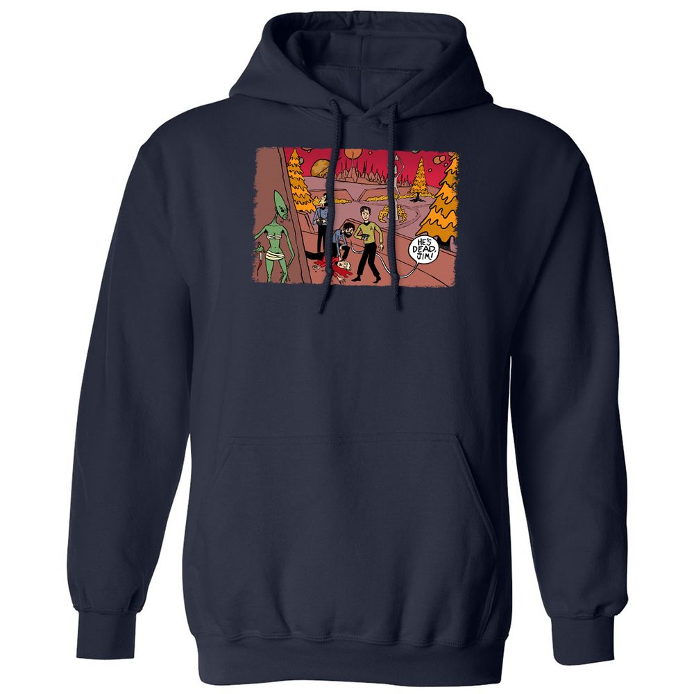 Classic Unisex Hoodie - 3C92R79C - Navy - 2