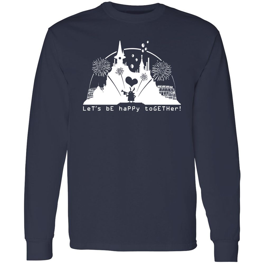 Long Sleeve T-Shirt - EZA4RQ12 - Navy - 2
