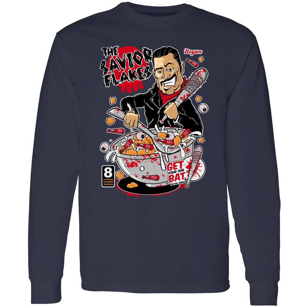 Long Sleeve T-Shirt - QTGT9MAB - Navy - 2