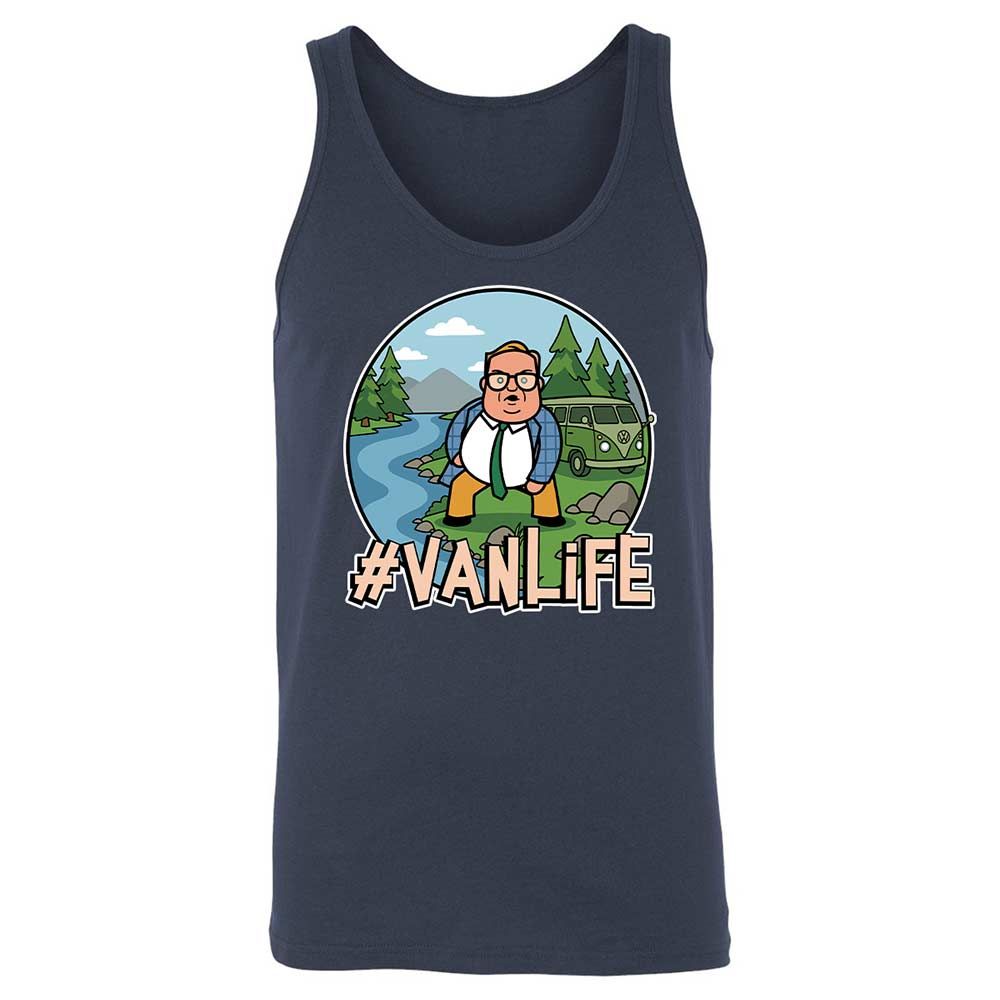 Vanlife living in a van down by the river - Navy - 2