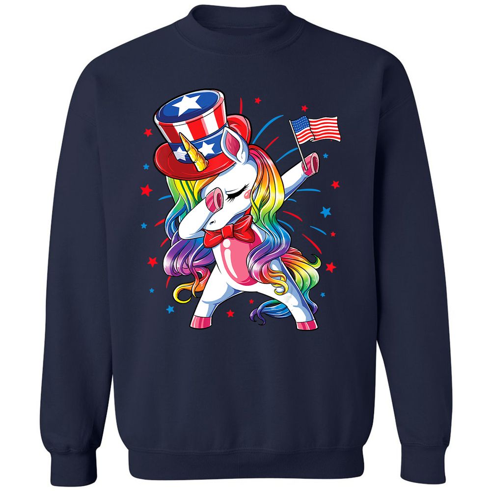 Classic Unisex Sweatshirt - YK7CVC3Z - Navy - 2