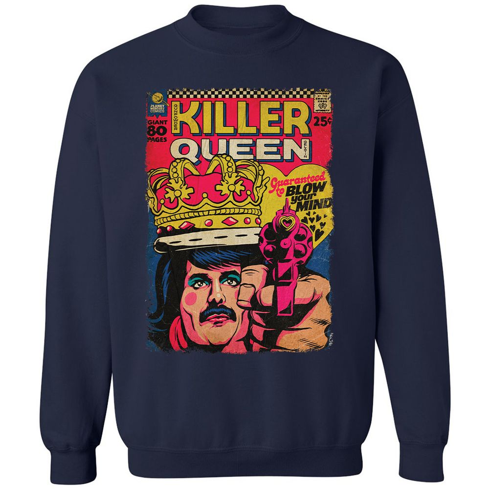 Classic Unisex Sweatshirt - GQV7V27Y - Navy - 2