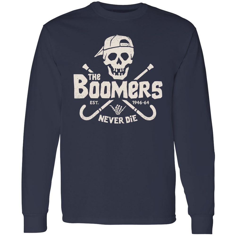 Long Sleeve T-Shirt - ZM41FQC4 - Navy - 2