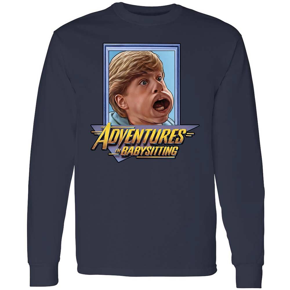 Long Sleeve T-Shirt - SNKEVU59 - Navy - 2