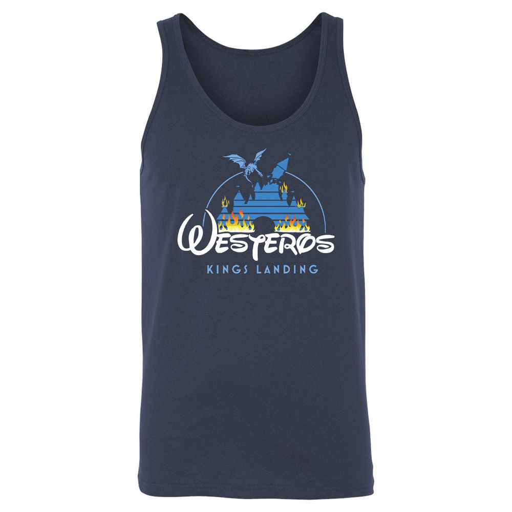 Unisex Jersey Tank - MB63M7G3 - Navy - 2