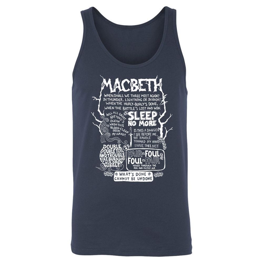 Unisex Jersey Tank - RADNU5DH - Navy - 2