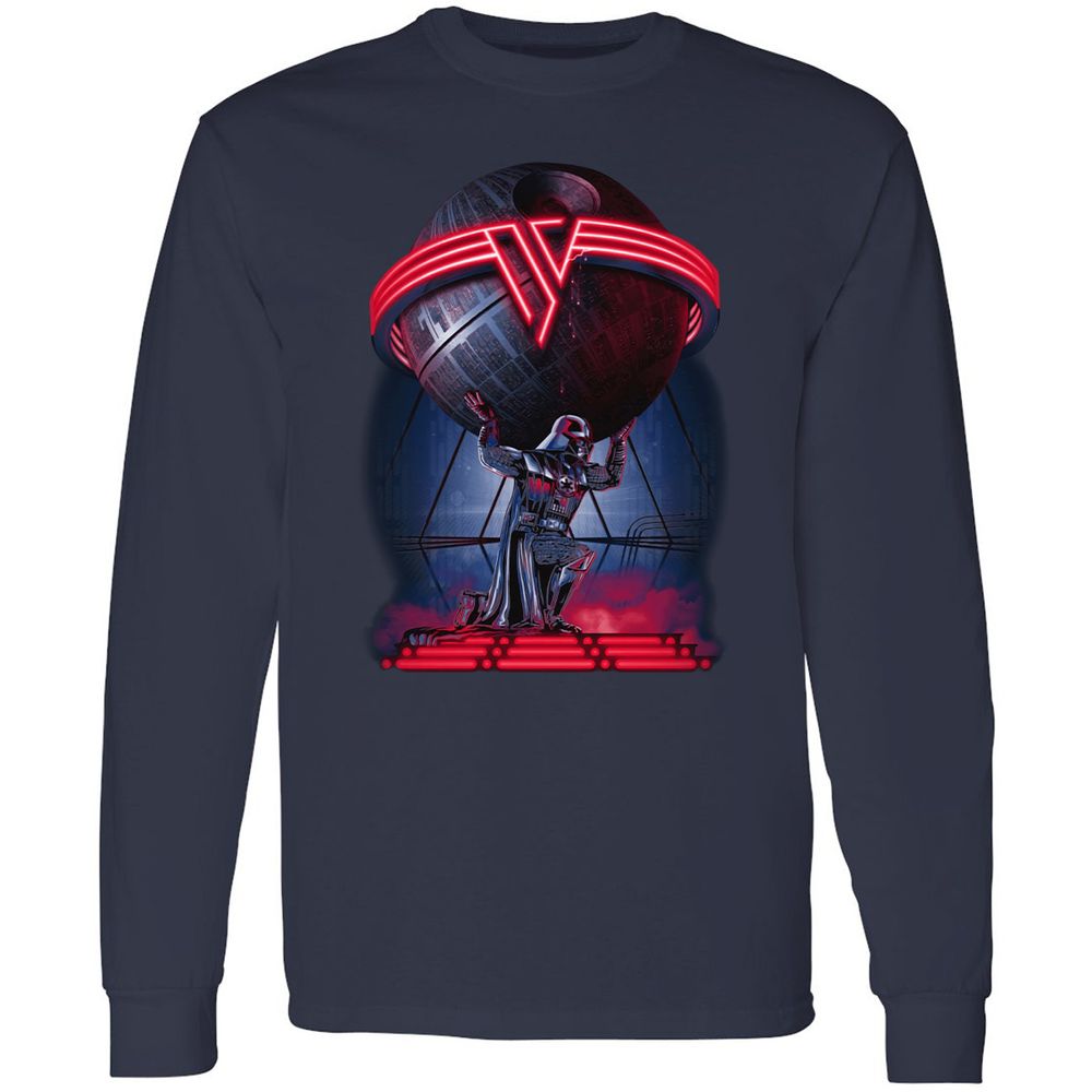 Long Sleeve T-Shirt - 8A3NSYZQ - Navy - 2