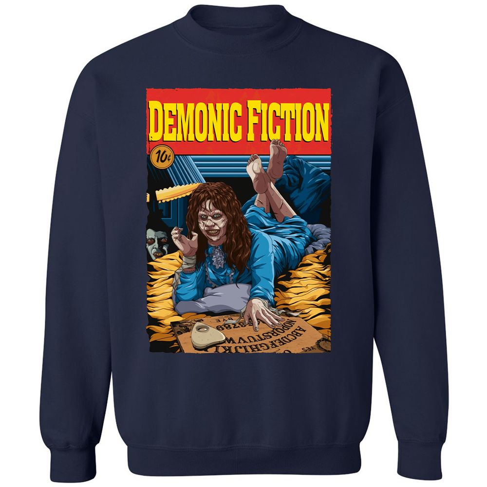 Classic Unisex Sweatshirt - QMSJ6RVU - Navy - 2