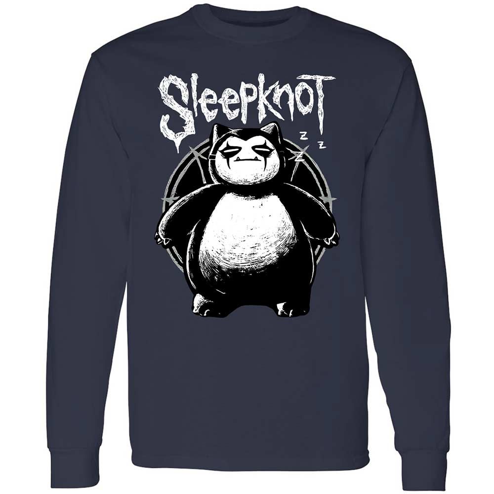 Long Sleeve T-Shirt - 5HW84QQG - Navy - 2