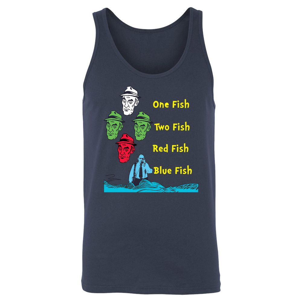 Unisex Jersey Tank - X1R8QCFB - Navy - 2