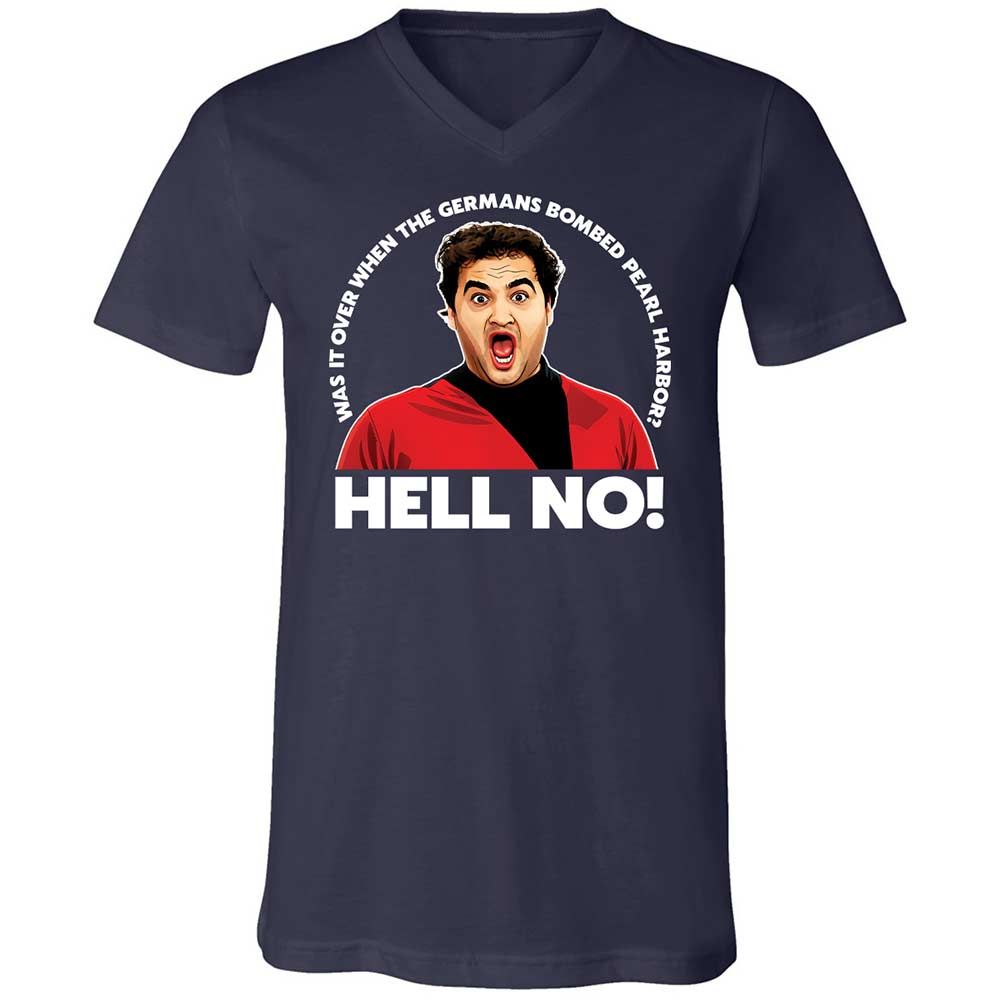 Unisex V-Neck T-Shirt - 76HWAPHS - Navy - 2