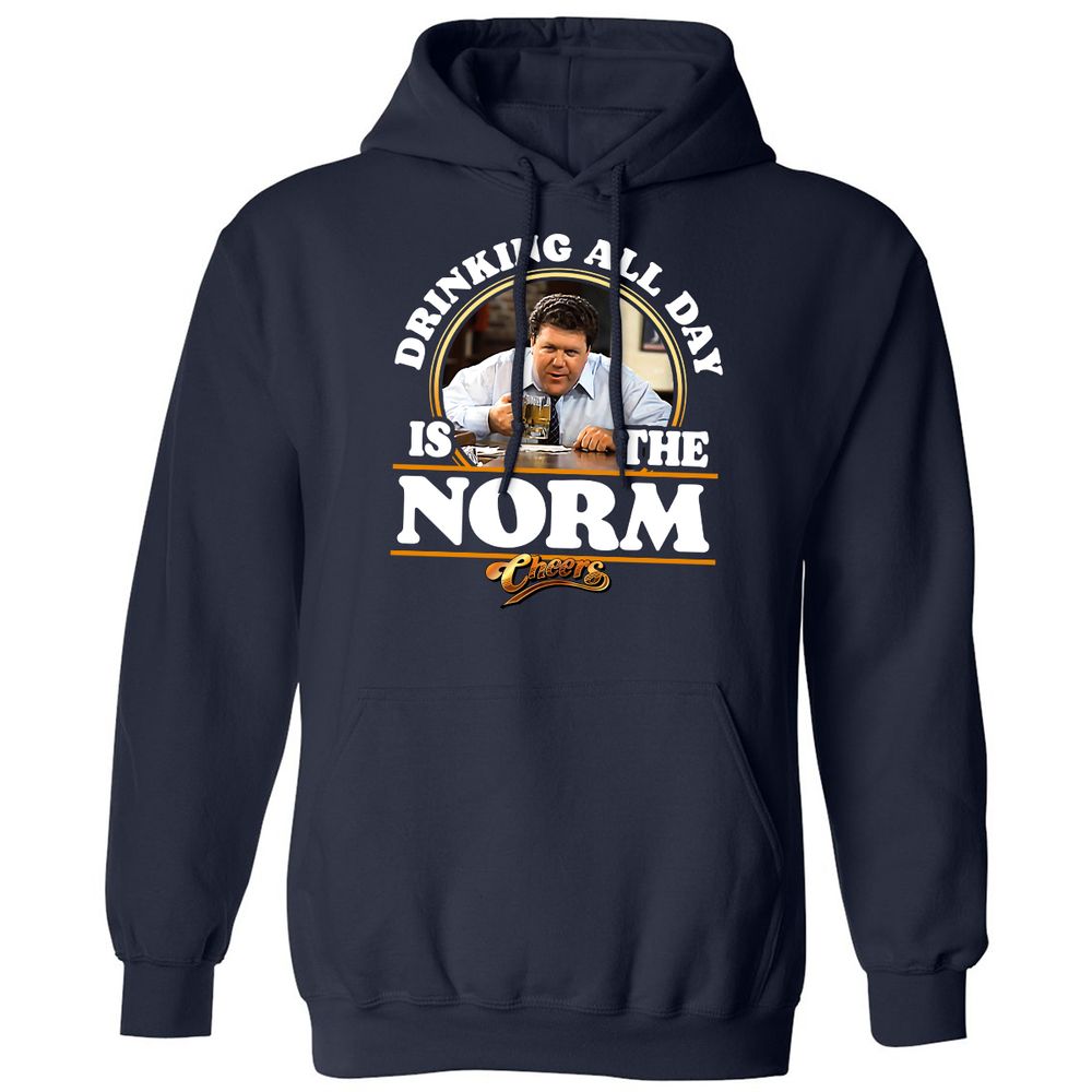 Classic Unisex Hoodie - HJQ82Y3S - Navy - 2