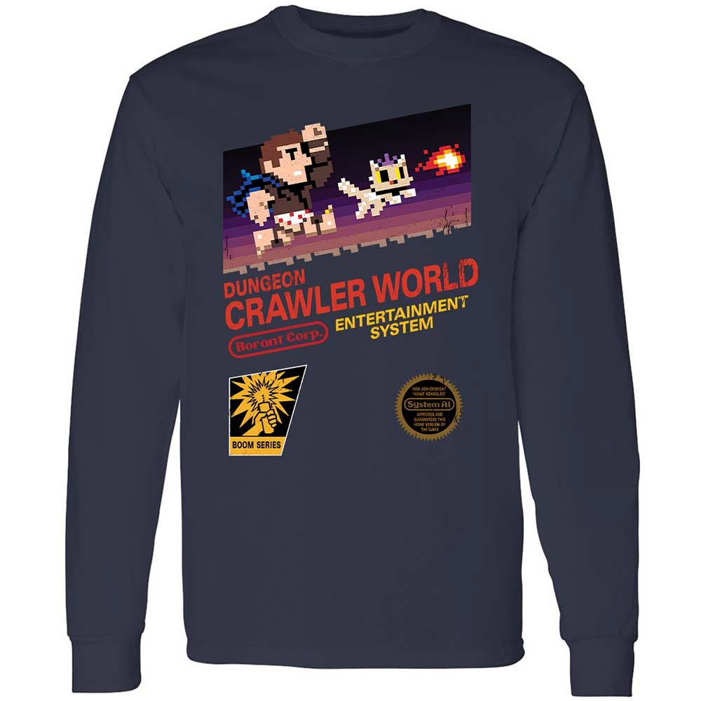 Long Sleeve T-Shirt - LTRKDG7Y - Navy - 2