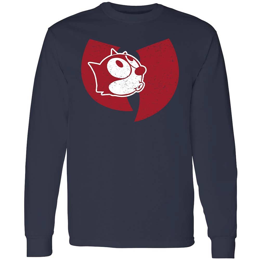 Long Sleeve T-Shirt - YFQ2M85F - Navy - 2