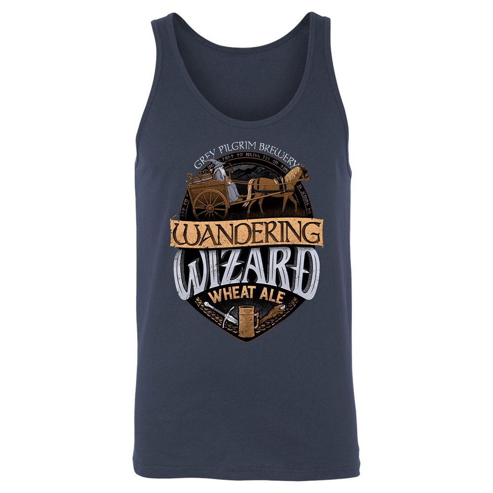 Unisex Jersey Tank - D6NGDM4H - Navy - 2