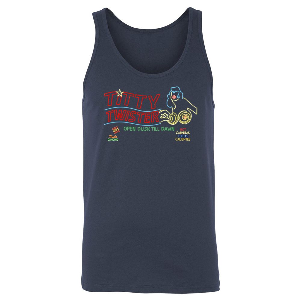 Unisex Jersey Tank - PUY37WXC - Navy - 2