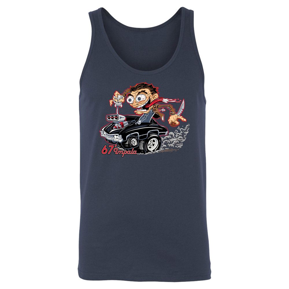 Unisex Jersey Tank - DVKAE19T - Navy - 2