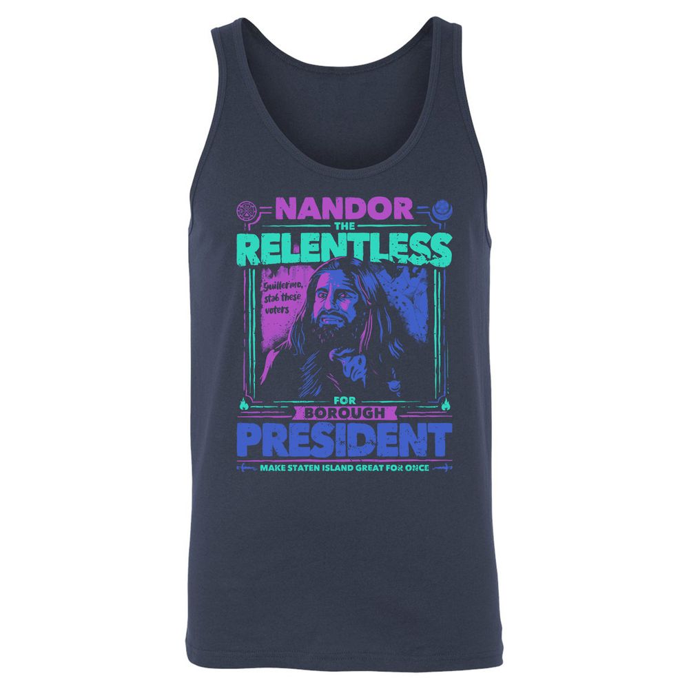 Unisex Jersey Tank - 7M7QY7TX - Navy - 2