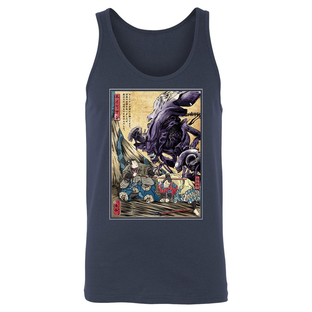 Unisex Jersey Tank - ECN49UVC - Navy - 2