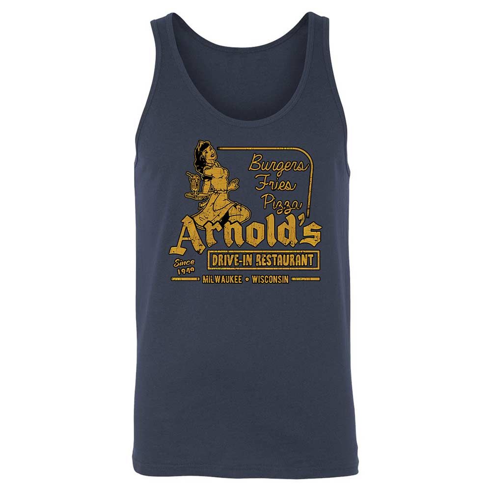 Unisex Jersey Tank - QU2KK9MB - Navy - 2