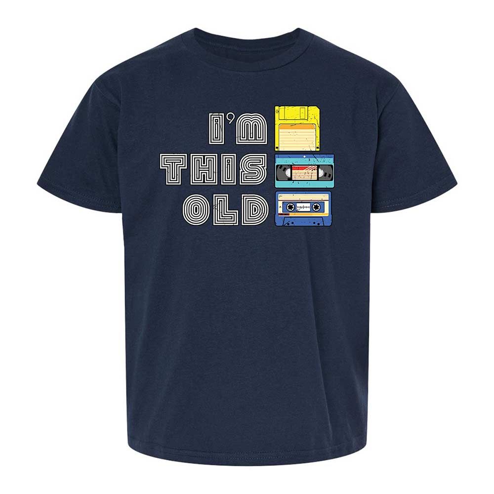 Kids T-Shirt - Black - Navy - 2