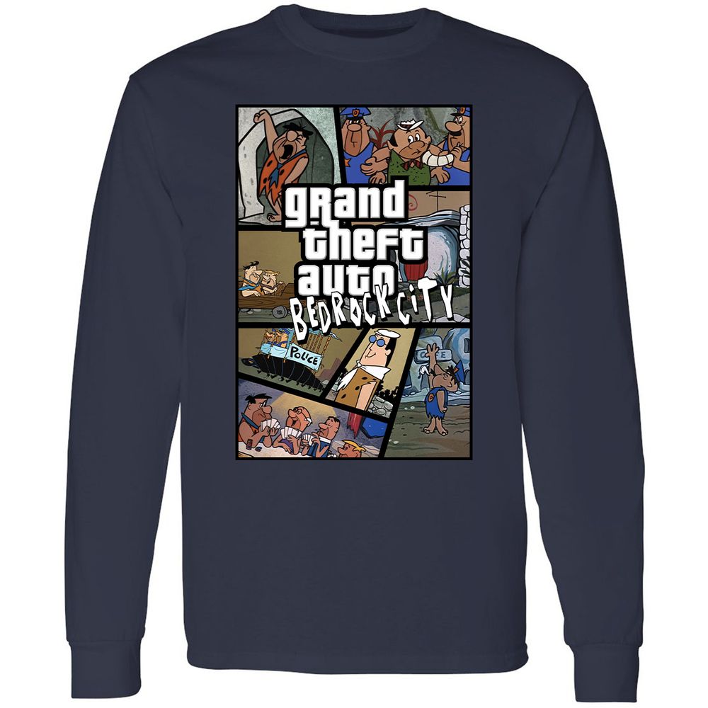 Long Sleeve T-Shirt - LGVG61VT - Navy - 2