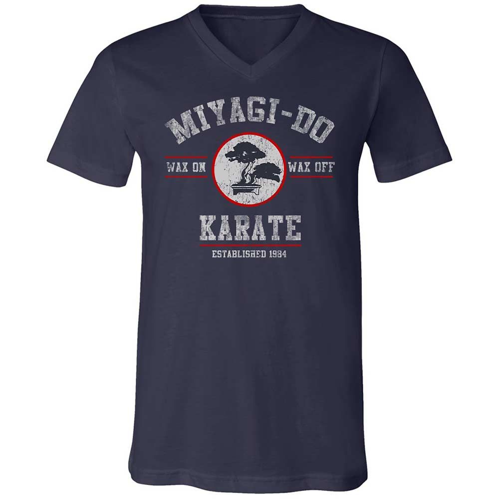 Unisex V-Neck T-Shirt - YSD1PHR9 - Navy - 2