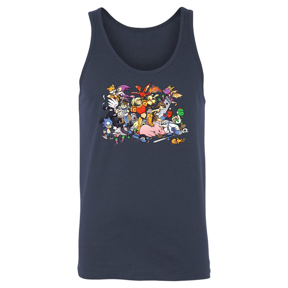 Unisex Jersey Tank - Y4UBG248 - Navy - 2