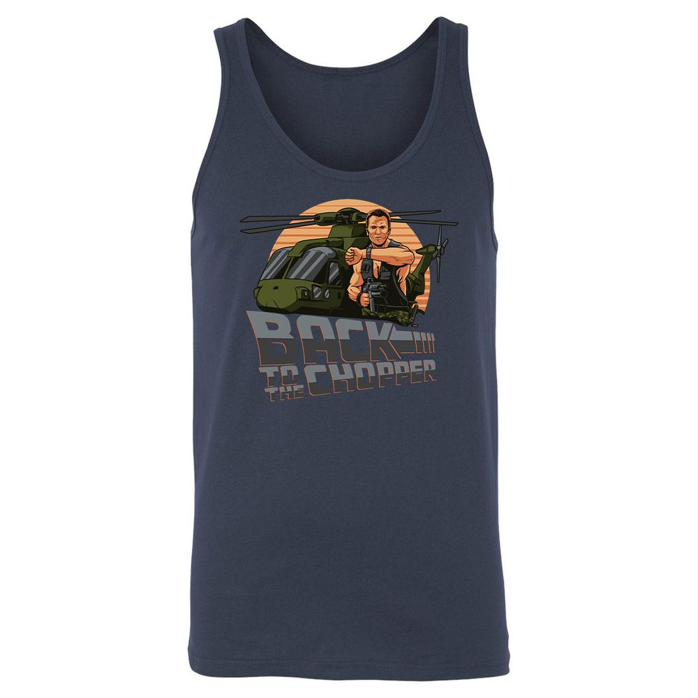 Unisex Jersey Tank - QJZC8J2L - Navy - 2