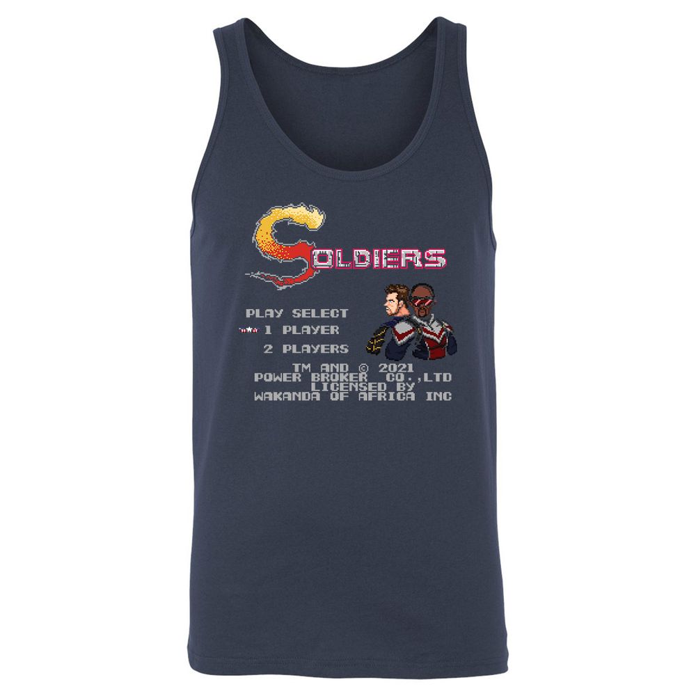 Unisex Jersey Tank - MHV8F6WJ - Navy - 2