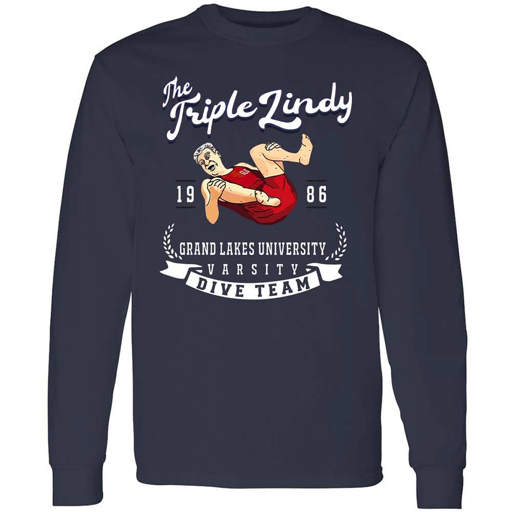 Long Sleeve T-Shirt - D7S49Q59 - Navy - 2