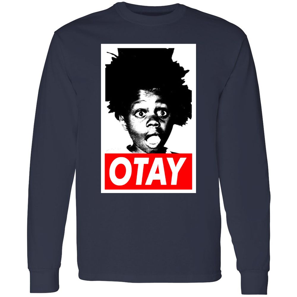 Long Sleeve T-Shirt - GZ91YK5A - Navy - 2