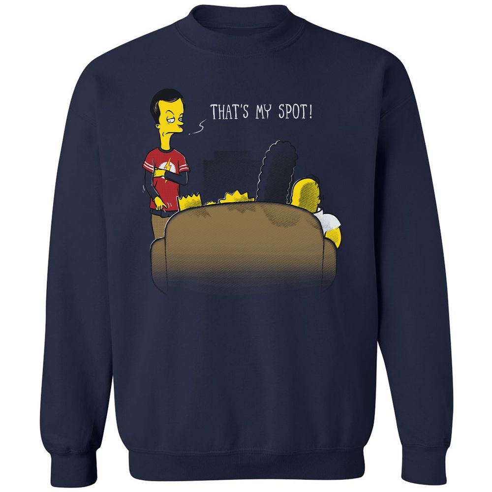 Classic Unisex Sweatshirt - BZZKBFZM - Navy - 2